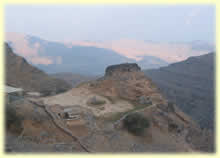 Remote farm perched high on the cliffs