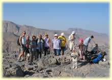 Team photo atop the saddle